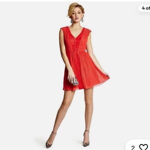 GUESS BY MARCIANO SONYA PLEATED DRESS